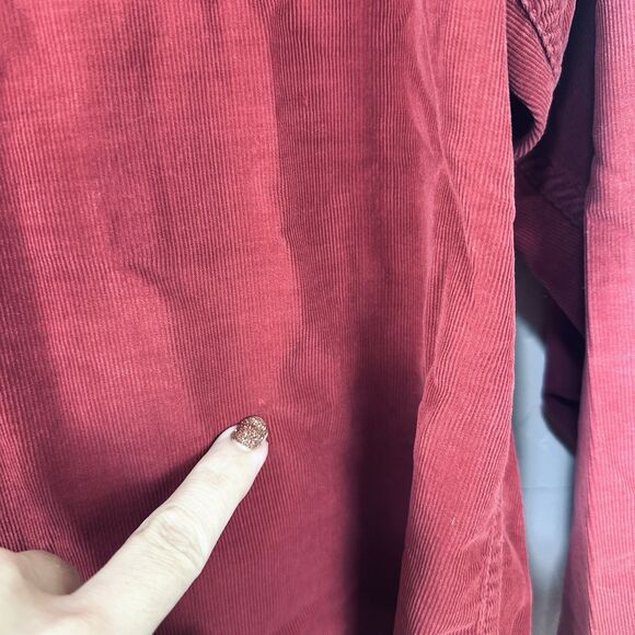 Banana Republic Fine Wale Corduroy Shirt Button Shirt Mens Heritage Casual M - Picture 9 of 9